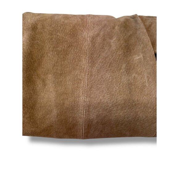 Chadwicks Vintage 90s Y2K Womens Genuine Suede Leather Blazer Jacket Size 6 Tan - Picture 8 of 10